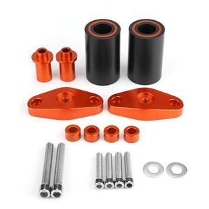 Protection de carrosserie CNC en alliage d'aluminium orange pour moto KTM DUKE125 200 390, bloc anti-chute, protection du moteur - Product Image 5