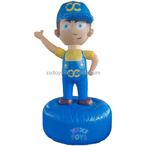 Publicidad personalizada 3M <span class=keywords><strong>H</strong></span> inflable dibujos animados niño personaje modelo globo - Product Image 1