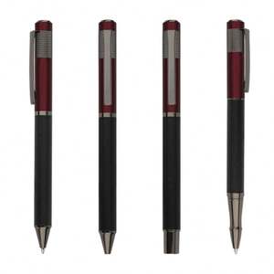 Nouveauté 2025 : Stylo bille en métal personnalisé style Scandinavie avec logo d'entreprise, stylo en cuir promotionnel pour la publicité et l'éducation - Product Image 2