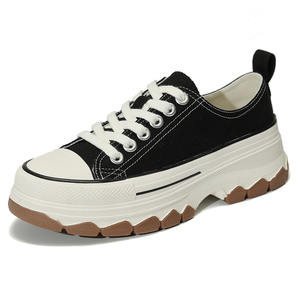 2025年夏新作レディースクラシックハイトップキャンバスシューズオールマッチ学生ランニングスニーカー高さ増加流行のおしゃれ - Product Image 5