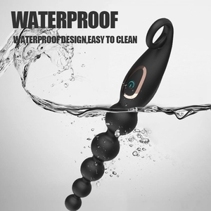 Masajeador de Próstata Erótico para Adultos, Juguete Anal con Control Remoto, Extra Largo, Impermeable, con Bolas Anales, Vibrador, Juguetes Sexuales USB - Product Image 3