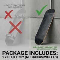 Planche de skateboard Cyberpunk industrielle 31x8 pouces, aspect métal brossé, graphisme gravé au laser, noyau en érable 7 plis [PLANCHE UNIQUEMENT]
