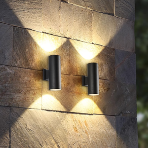 Applique murale cylindrique moderne COB, éclairage haut et bas, étanche IP65 pour extérieur, maison, jardin, patio, entrée, décoration - Product Image 6