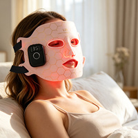 Masque facial en silicone à marque privée, appareil de beauté portable pour le visage entier, compatible avec la maison et les instituts de beauté
