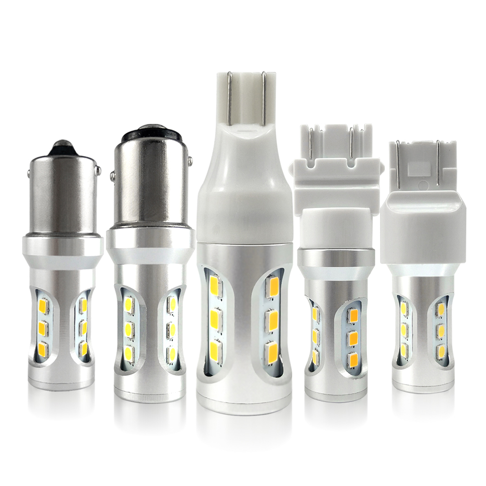 Автомобильные светодиодные лампы Focos, автомобильная система освещения, светодиодные Canbus фары H11 1556 Luces T15 7443, Светодиодные поворотники, противотуманные фары Lampu