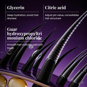 KORMESIC Marque Privée 300ml Shampooing Capillaire Bio Fixateur de Couleur Violet Nourrissant Anti-Frisottis Anti-Pelliculaire Amélioration de la Brillance - Product Image 4