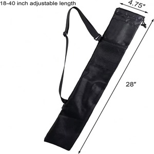 Sac de transport portable BSCI pour bâtons de marche, bâtons de randonnée, couleur noire - Product Image 2