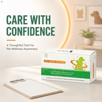 Bandelette de test à l'or colloïdal pour l'antigène du coronavirus félin (FCoV)
