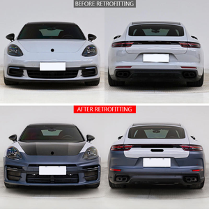 <span class=keywords><strong>Kit</strong></span> <span class=keywords><strong>de</strong></span> Carrocería para Panamera 971 a 976, 2017-2023, Actualización <span class=keywords><strong>de</strong></span> Parachoques Delantero y Trasero, Conjunto Completo, Diseño Turbo Sport, Estilo Automotriz - Product Image 6