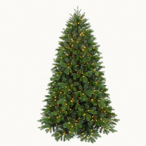 Árbol de Navidad Artificial Ecológico de Alta Calidad, PVC y PE, 180 cm, Luces LED, Funciona con Pilas, Decorado - Product Image 2