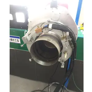 Continuous arc winding hot press flange automatic welding machine