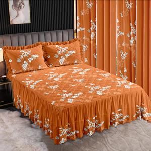Parure de lit 7 pièces For America Designs, taille King, 100 % polyester, imprimé floral de luxe - Product Image 2