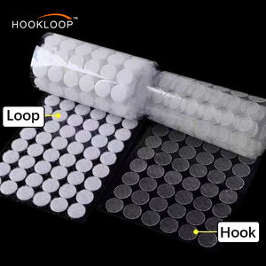 Cuộn băng dính chấm móc và vòng bằng vải nylon mềm tùy chỉnh, tự dính, mặt sau dính chắc - Product Image 1