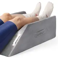  Almohada de cuña de elevación de piernas, espuma de rodilla  para dormir, después de la cirugía, almohadas para reposar las piernas,  cojín de apoyo para la rodilla, almohada médica elevada, elevador