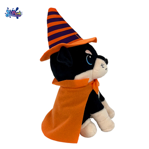 Cpc EN71 tùy chỉnh Halloween Đảng trang trí mini <span class=keywords><strong>DOBERMAN</strong></span> <span class=keywords><strong>Dog</strong></span> plushie Chất lượng cao simulated <span class=keywords><strong>Puppy</strong></span> Thú nhồi bông đồ chơi sang Trọng Quà Tặng - Product Image 2