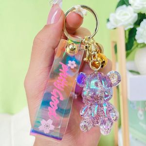 Manufacturer 3D PVC Plastic Kids Cute Cartoon Designer Car <b>Key</b> <b>Chain</b> Ring Toy Keyring Creative Bear Keychain - Product Image 4
