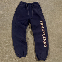 Pantalon de jogging personnalisé en coton, grande taille, coupe ample, imprimé, épais – Fabricant