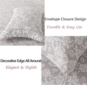 Ensemble <span class=keywords><strong>de</strong></span> housse <span class=keywords><strong>de</strong></span> <span class=keywords><strong>couette</strong></span> <span class=keywords><strong>Vintage</strong></span> Farmhouse 3 pièces Ensemble <span class=keywords><strong>de</strong></span> literie Super doux Lavé Double Coton/Polyester Housse <span class=keywords><strong>de</strong></span> <span class=keywords><strong>couette</strong></span> - Product Image 5