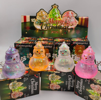 Jouets Squishy Mini de Noël Scintillants Mignons – Pack Mystère à Remontée Lente Anti-Stress Unisexe – Idéal pour Fêtes et Sacs Cadeaux