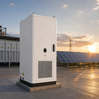 Armoire de stockage d'énergie BOX-E/OEM BOXC-2.7T 261 kWh 125 kW LiFePO4 à refroidissement liquide IP55 avec BMS intelligent pour stockage éolien/solaire hors réseau/sur réseau