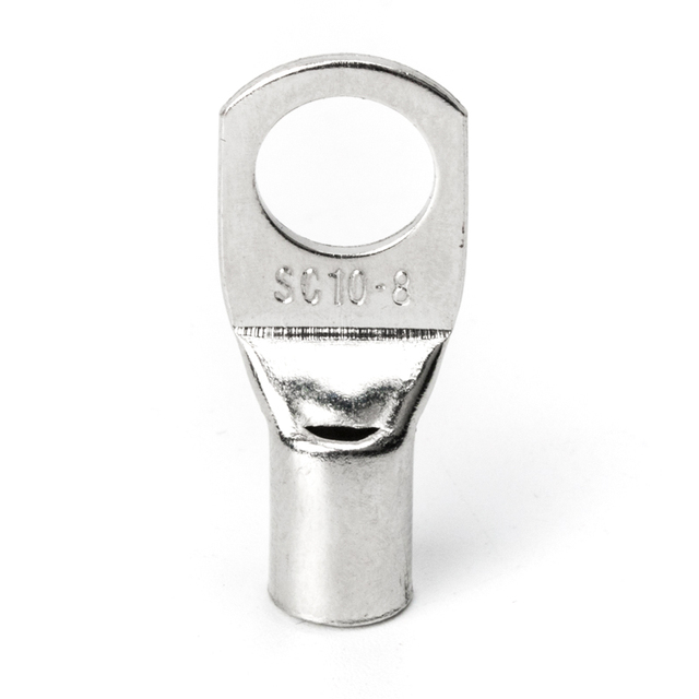 Factory Direct Sales SC Type  Copper Electrical Terminal Cable Lug, Tinned Copper Ring Terminals Cold Pressed Crimp-terminal