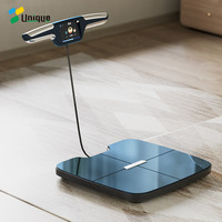 Échelles de graisse corporelle numériques intelligentes de précision professionnelle de haute précision 8 électrodes Rohs balance de poids électronique analyse corporelle