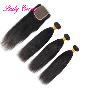 Ekstensi Rambut Manusia Asli Brasil Remy Virgin Yaki Lurus Berkualitas Tinggi Grosir, Kutikula Tersusun Rapi, Single Donor, Mesin Jahit - Product Image 3