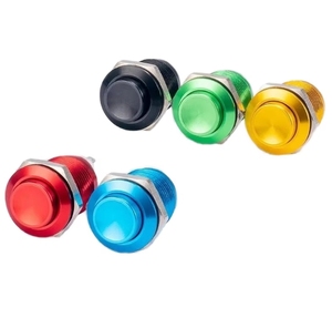 Mini <span class=keywords><strong>interruptor</strong></span> Sweideer de 12mm, reinicio automático momentáneo, botón pulsador de <span class=keywords><strong>encendido</strong></span> a prueba de agua, <span class=keywords><strong>interruptor</strong></span> de botón de <span class=keywords><strong>encendido</strong></span> de Metal - Product Image 1