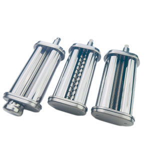 Ensemble de 3 accessoires pour machine à pâtes pour pâte, spaghetti, fettuccine, en acier inoxydable, accessoire pour robot culinaire <span class=keywords><strong>Kitchenaid</strong></span> - Product Image 4