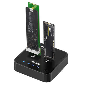 2 отсека инструмент Бесплатная мини USB 3,2 Gen2x2 NVMe / 12 + 16 PIN AHCI M.2 SSD док-станция Дубликатор duplo и 20 Гбит/с Твердотельный накопитель док-станция - Product Image 1