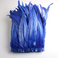 Vente en gros de plumes de coq de 25-30 cm, 144 couleurs, franges de plumes pour costumes de carnaval, sacs à dos, accessoires de coiffure