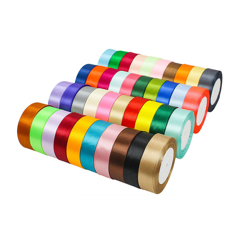 Высококачественные рождественские атласные подарочные ленты с печатной машиной, шелковые и Проводные Ленты с бантом и логотипом на заказ