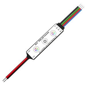 Q3-X 3CH <span class=keywords><strong>Mini</strong></span> 3 tasti RGB <span class=keywords><strong>Controller</strong></span> LED <span class=keywords><strong>Mini</strong></span> a tensione costante per 5050/3528 Smart LED strisce luminose 5V 12V 24V - Product Image 1
