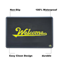 Tapis commercial moderne absorbant l'eau paillassons antidérapant et lavable pour l'entrée de l'hôtel appartement entreprise enlevant la poussière