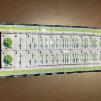 Jeu de tuiles de mahjong américaines en acrylique personnalisées, design moderne, pour table de jeu de mahjong de Singapour, fait main