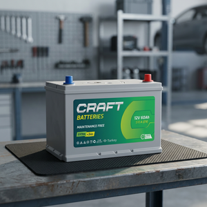 Nouvelle batterie automobile Feza 12V 60Ah sans entretien, haute performance, longue durée de vie, technologie au calcium, puissance élevée, garantie 2 ans, grise - Product Image 3