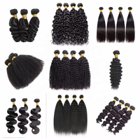 Vente en gros usine de mèches bouclées brutes birmanes en cheveux humains, couleur naturelle, cuticules alignées, extensions de cheveux vierges ondulés et mouillés, fournisseur