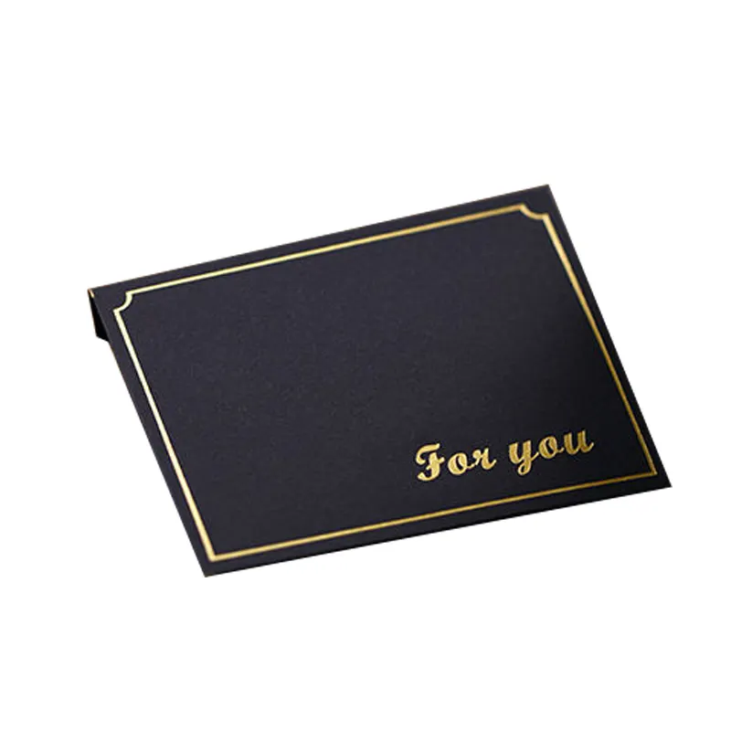 Hot Stamped Paper Envelope With Printed Logo For Wrapping Greeting Card Membership Card Message Card
