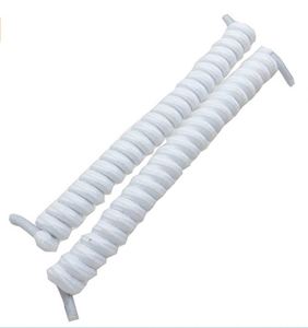 Custom Mix-Colored Elastic Spring Shoelaces Curly No Tie Elastic Shoelaces with Plastic Tips - Product Image 1