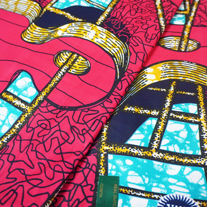 Ankara sáp vải cotton dệt sáp in thực sáp bông phi <span class=keywords><strong>Batik</strong></span> in thật khối chất lượng cao - Product Image 5