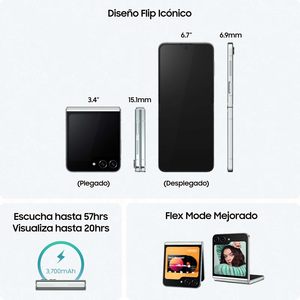 Teléfono Inteligente Plegable de Alta Calidad para SANSUNG Galaxy Z Flip5 8GB+256GB/512GB 6.7 Pulgadas, Versión Global, Teléfono Usado al por Mayor - Product Image 4