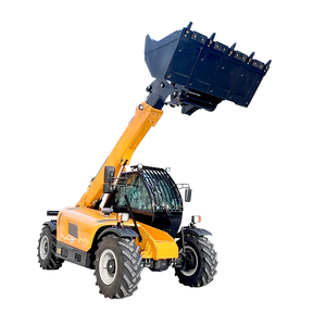 Chariot télescopique de 3 tonnes à vendre, élévateur télescopique de 7 m avec godet, lance à balles, niveleuse et nacelle pour chantier de construction - Product Image 6