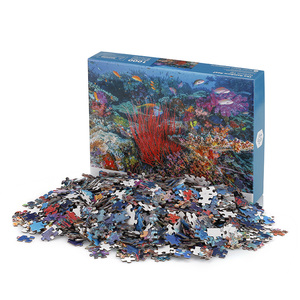 <span class=keywords><strong>Puzzle</strong></span> da 1000, 500, 100 Pezzi con Motivo del Mondo Sottomarino, Paesaggio Subacqueo, per Adulti e Bambini - Product Image 1