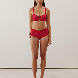 Lencería Francesa al por Mayor, Lencería de Encaje de Alta Calidad, Corte Alto, Copa Completa, Tallas Grandes, Sujetador Acolchado 34-42 Copas D E F G GG HH J - Product Image 6