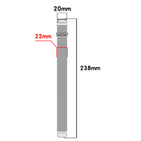 Bracelet de montre milanais à libération rapide pour Garmin Fenix 8/7/6/5, Venu 2/3/4, Forerunner 245/255/965, bracelet magnétique en acier inoxydable