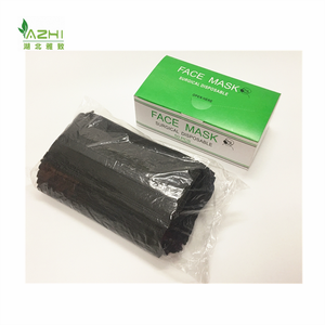 Hitam 3 lapisan masker wajah sekali pakai kotak Earloop dikemas tanpa medis - Product Image 6