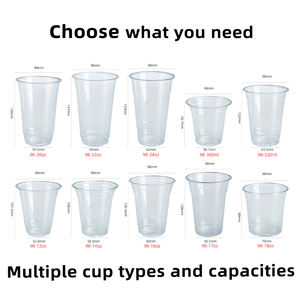 <span class=keywords><strong>12</strong></span> /16 /24 /32 <span class=keywords><strong>oz</strong></span> gobelets en plastique jetables avec couvercles clair Transparent personnalisé imprimé Logo café froid en plastique <span class=keywords><strong>PET</strong></span> tasse pour boisson - Product Image 3