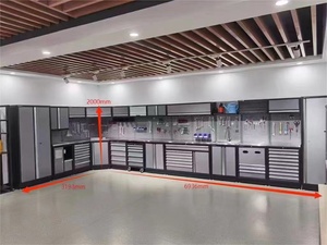 Armoire à outils modulaire robuste pour garage, en acier laminé à froid, revêtement en poudre écologique, capacité de charge de 500 kg - Personnalisable OBM/OEM - Product Image 4