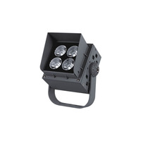 Projecteurs LED COB étanches IP65, lumière blanche chaude, pour éclairage extérieur de bâtiments et de paysages