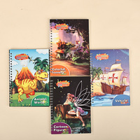 Livre de coloriage créatif à gratter en spirale pour enfants, livre d'art pour la maternelle, papier à gratter amusant, livres aquatiques amusants